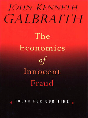cover image of The Economics of Innocent Fraud